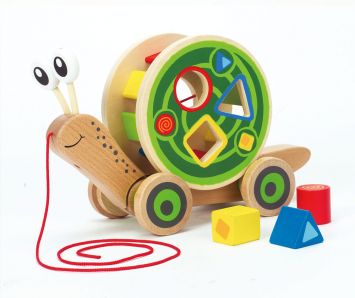 Wooden walk shop along toys