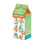 Wooden Magnetic Numbers with Playful Patterns