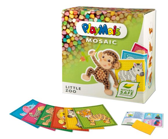 Decorate Little Zoo comes with 6 animal cards and accessories.