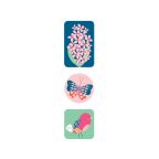 In The Garden Sticker Roll