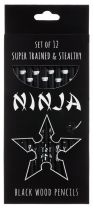Ninja Pencils - Set of 12