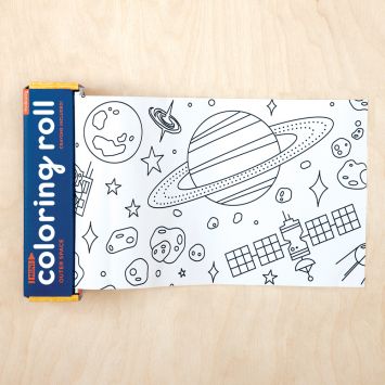 Outer Space Mini Coloring Roll is a perfect Restaurant activity.