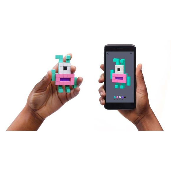Surprise Creatures - 3D magnetic pixel blocks