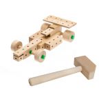 Classic Wooden Car Construction Set - 50 pcs