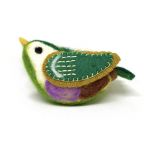 Large Colorful Felt Bird