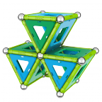 GeoMag Panels - 83-Piece Magnetic Construction Kit
