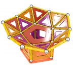 GeoMag Panels  - 114-Piece Magnetic Construction Kit