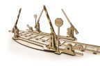 Wooden Train Rails with Crossing