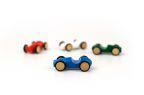 Mini Wood Racer - White