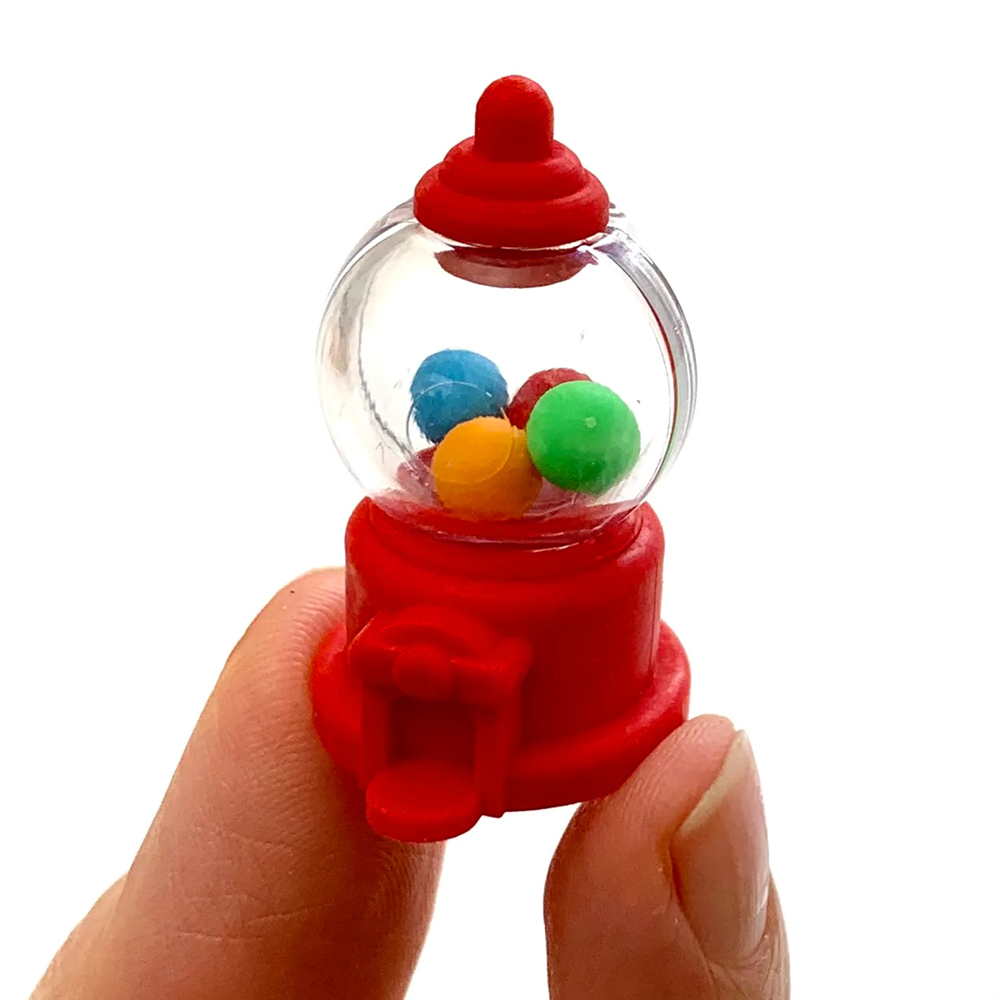 Tiny Gumball Machine Puzzle Erasers