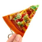 Squishy Pizza Keychain