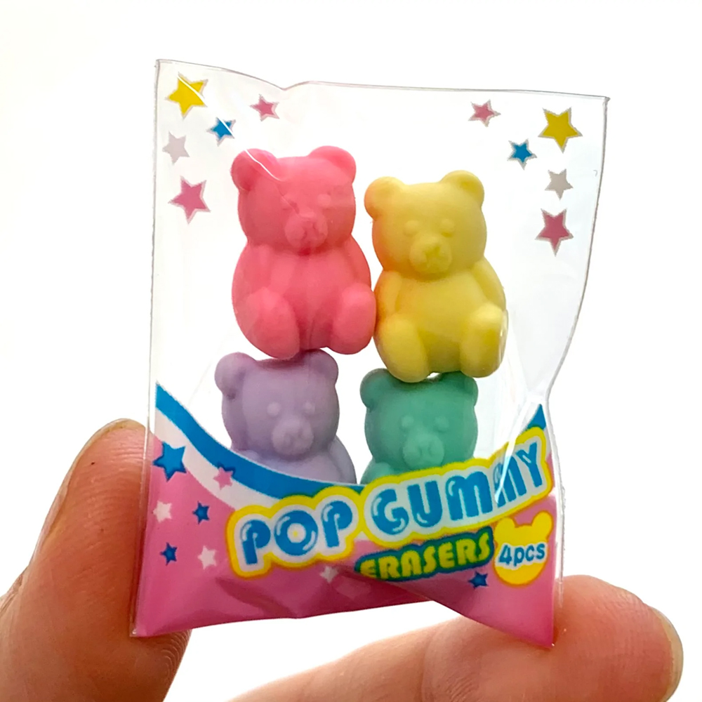 Tiny Gummy Bear Erasers