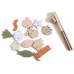 Geometric Fishes - Wooden Fishing Set