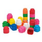 Soft Silicone Building Blocks - 24 pcs