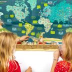 DIY Dinosaur Timeline & World Wall Map