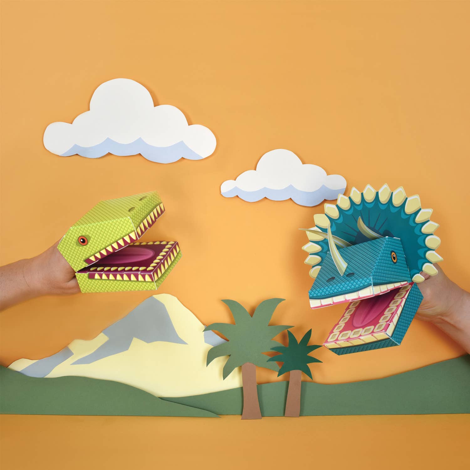 Create your own Dinosaur Hand Puppets Create your own Dinosaur Hand Puppets