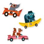 Race Car Puzzle Pairs