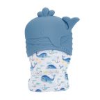 Silicone Teething Mitt - Whale