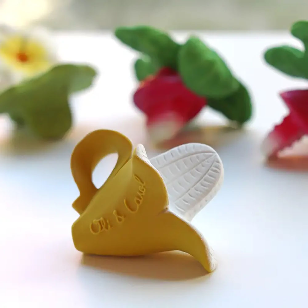 Banana Teether made from Natural Rubber