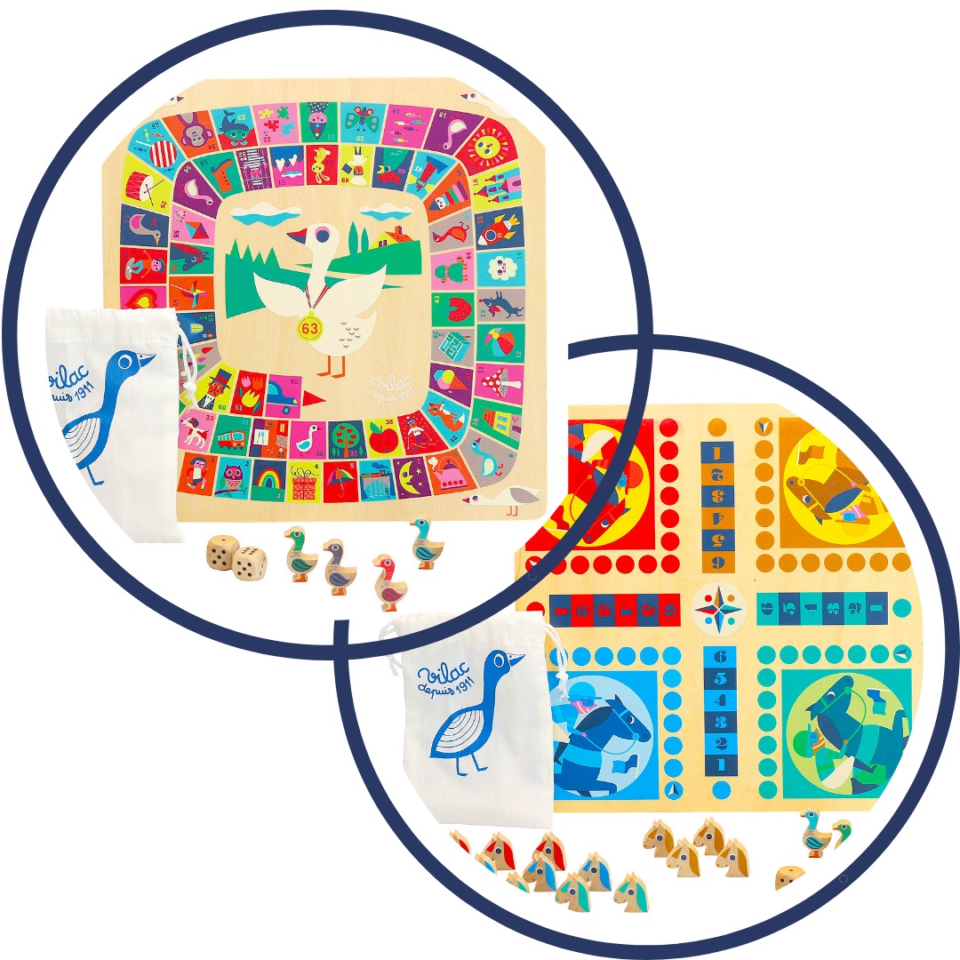 Game of Goose and Ludo Board games