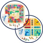 French Board Games - Ludo + Goose