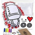 DIY No-Sew Robot Pillow