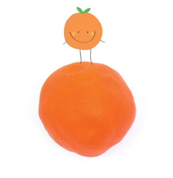 Orangescented modeling dough from Canada