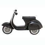 Vespa-Style Ride-on Scooter - Black