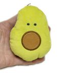 Small Plush Bag Charm - Avocado
