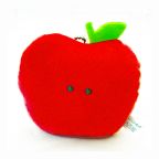 Small Plush Bag Charm - Apple