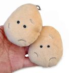 Small Plush Bag Charm - Potato Pair