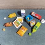 Japanese Snack Food Puzzle Erasers