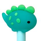 Stegosaurus Gel Pen - Teal