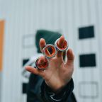 Fingears - Magnetic Ring Fidget - Silver & Red