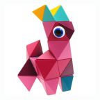 Trido - Large Magnetic Art Construction Set - Flamingo