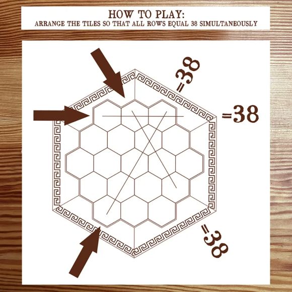 Hypatia-inspired mathematical brainteaser
