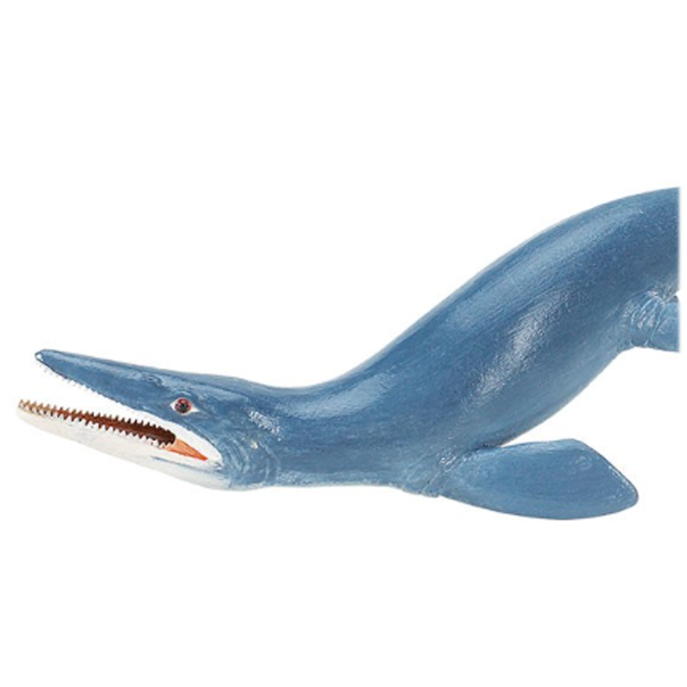 mosasaurus toy in water