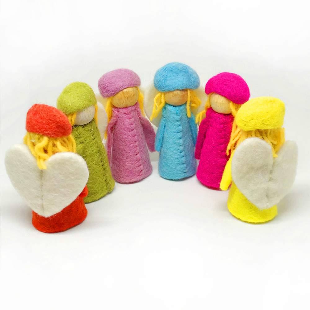felt fairy dolls