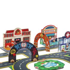 Wacky Wheels - Pop-up City Puzzle 28 pcs