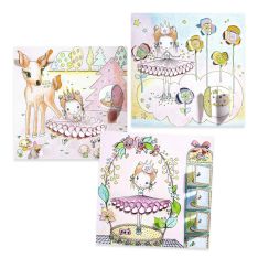 Surprise Window Coloring Cards - Pupi's Little Doors