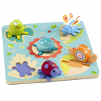 Garden Creatures Wooden Puzzle