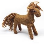 Felt Horses Color:Brown