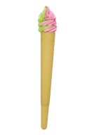 Pink & Green Swirled Ice Cream Cone Gel Pen