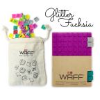 Mini Journal & Clip-on Cubes Color:Glitter-Fuchsia