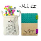 Mini Journal & Clip-on Cubes Color:Glitter-Malachite