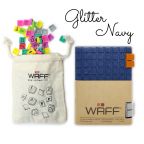 Mini Journal & Clip-on Cubes Color:Glitter-Navy