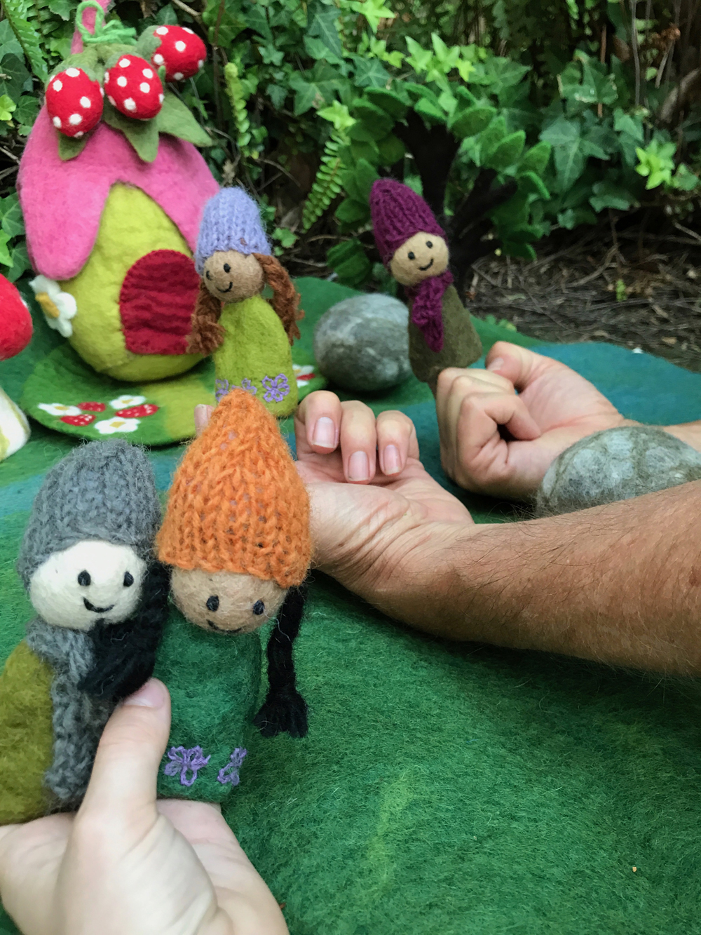 Wool Felt Finger Puppets