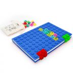Large Journal with Clip-on Cubes: Blue