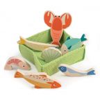 Wooden Fish in a Crate
