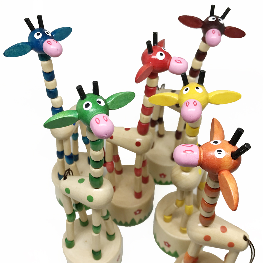 1pcs Giraffe Toys Holiday Animal Puppet Kids Love Hand Puppet $T 